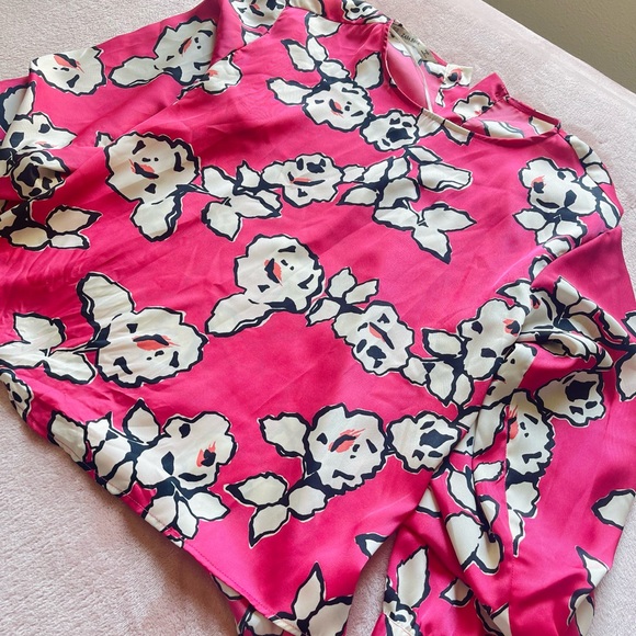 Zara Basic Fuchsia Pink Blouse - Picture 9 of 11